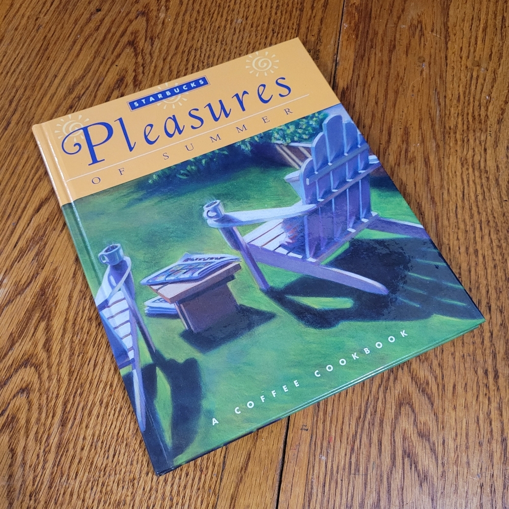 Vintage 1995 Starbucks Pleasures of Summer Coffee Cookbook